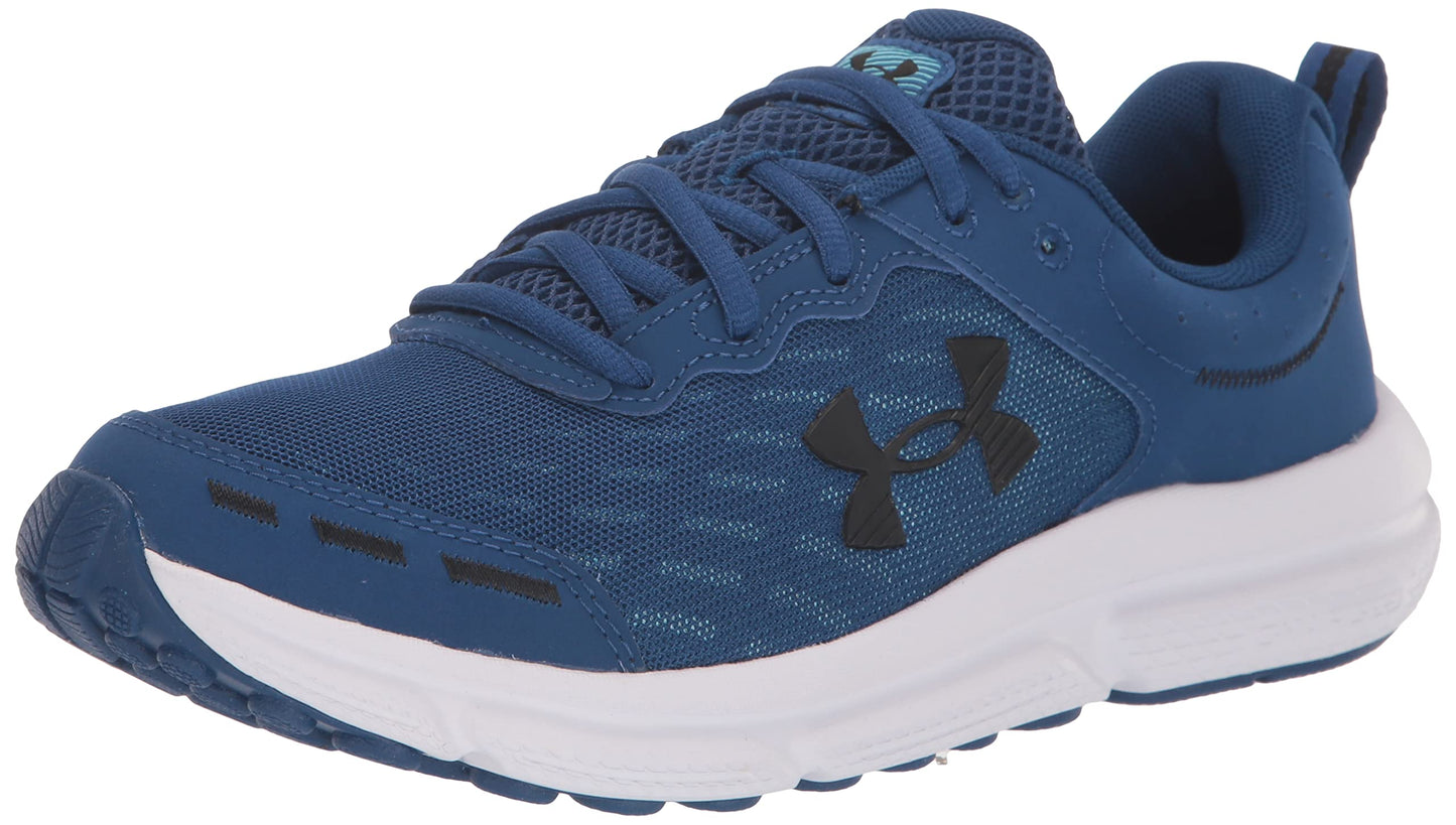 Under Armour Mens Charged Assert 10, Blue Mirage/Blue Mirage/Black, 9 XW