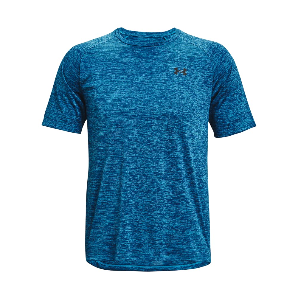 Under Armour Men's Tech 2.0 Short-Sleeve T-Shirt, (421) Capri / / Black, X-Small