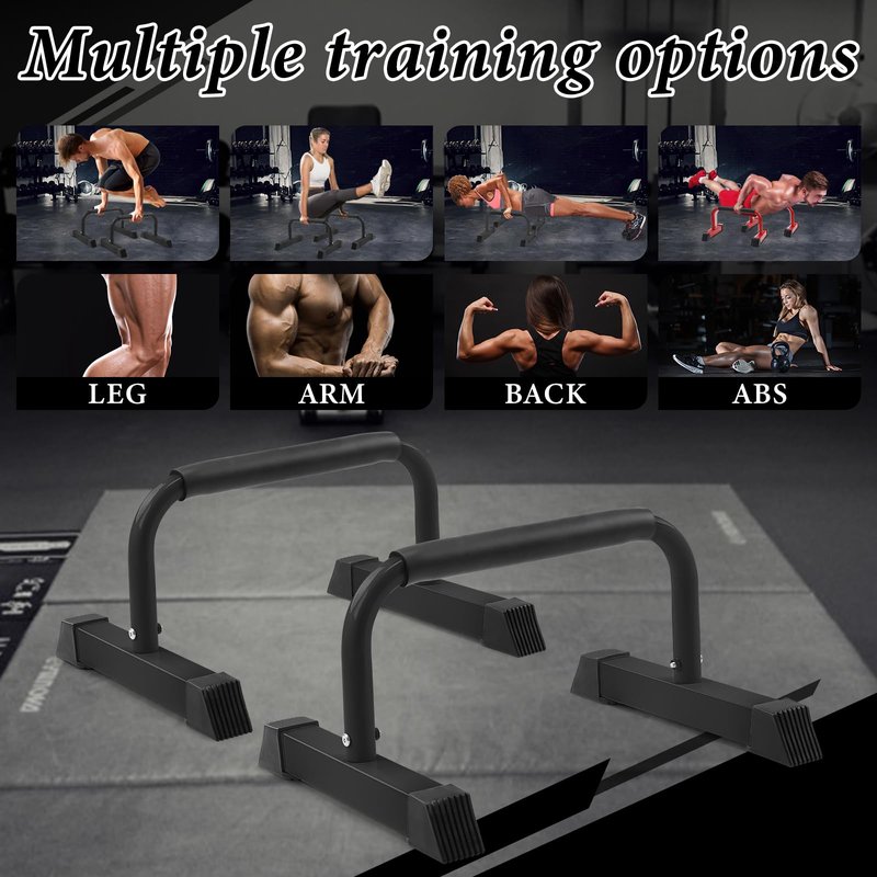 Push Up Bar, 700 LBS Potable Dip Bar with EVA Handle for Home GYM Gymnastics Calisthenics Equipment Apartment Courtyard Balcony Exercise Fitness Upper Body Arm Back Man Woman Kid (Black)