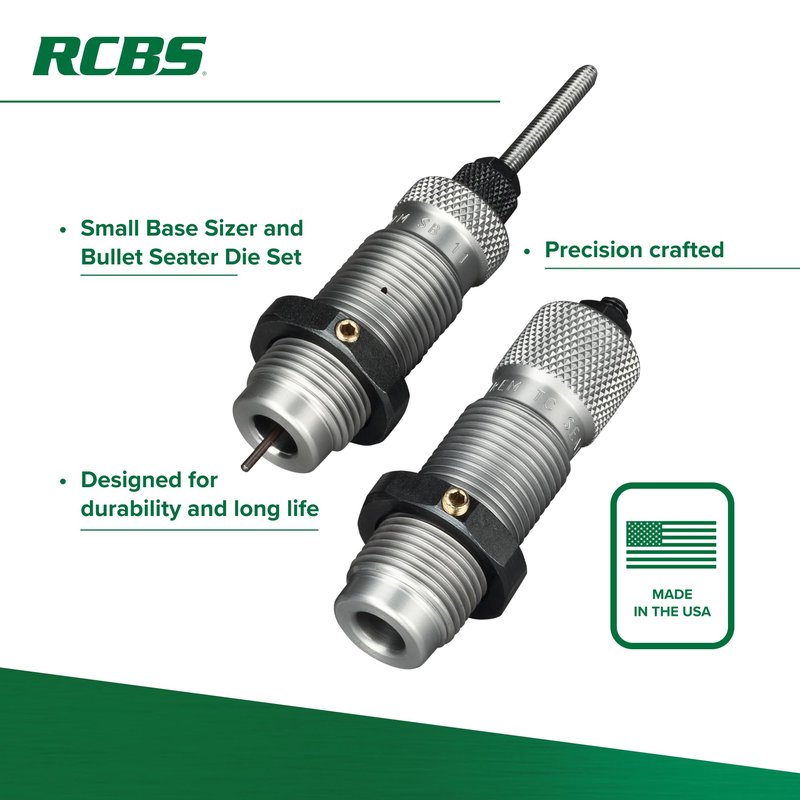 RCBS 32907 6.5 Creedmoor Sb T/C Die Set