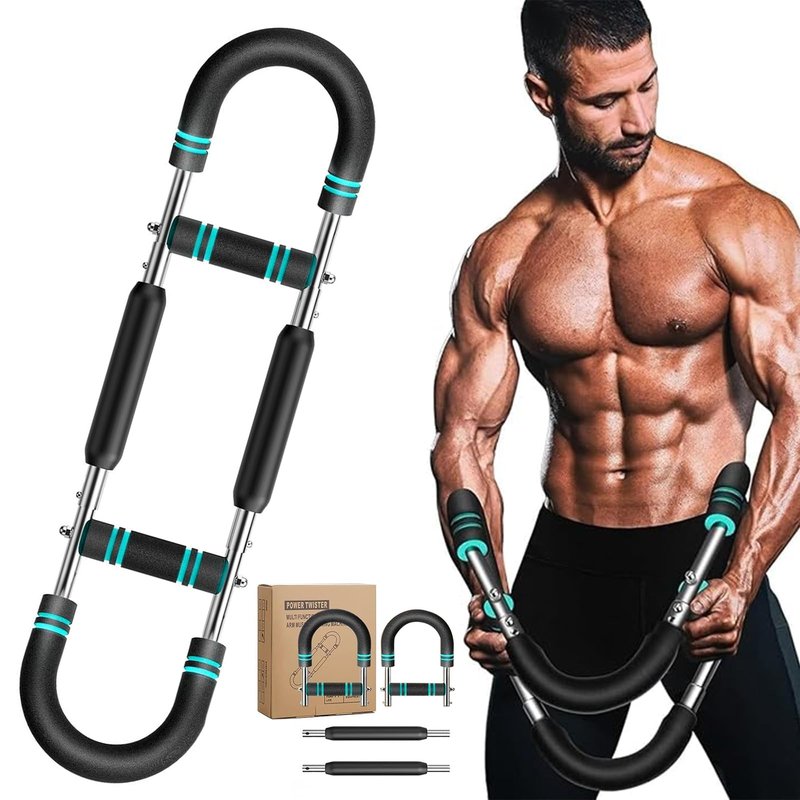 2026 Pro Twister Arm Trainer Adjustable Chest Workout Equipment Arm Trainer for Men and Women Shaker Twister Arm Trainer Chest Clip Muscle Arm Workout Equipment at Home (Blue)