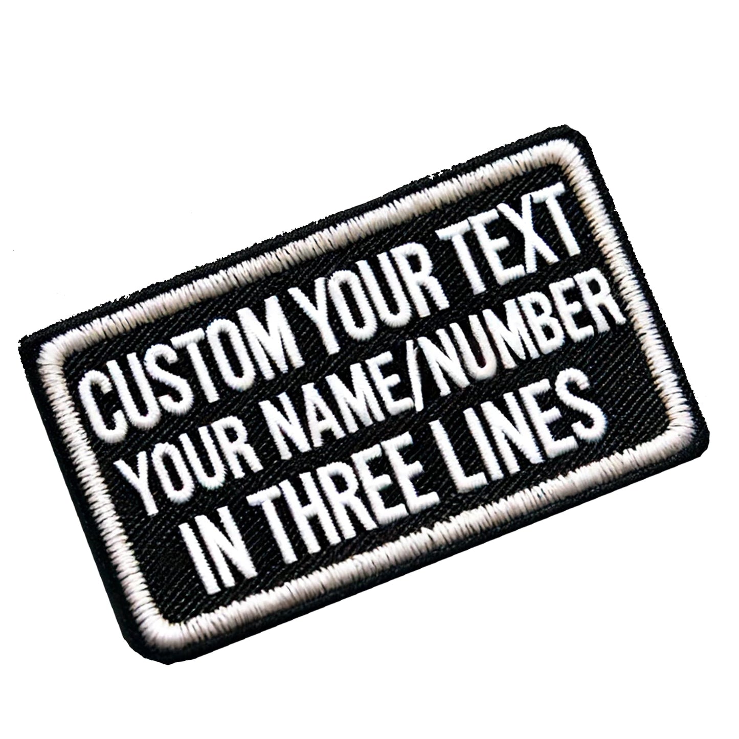 Customized Name Patch, Personalized Removable Tactical Patches Hook and Loop, Embroidered Military Name Patches for Dog Harness, Backpacks, Jackets (
