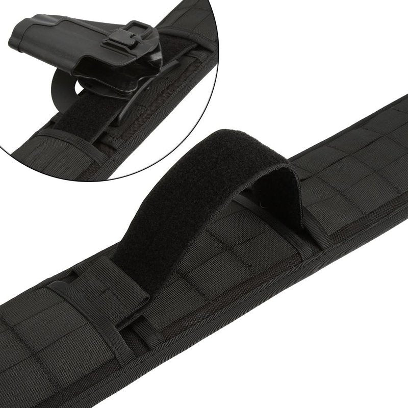 Military Waist Belt - Multi-Purpose Molle Padded Patrol Belt for Outdoor Sports | Durable & Adjustable