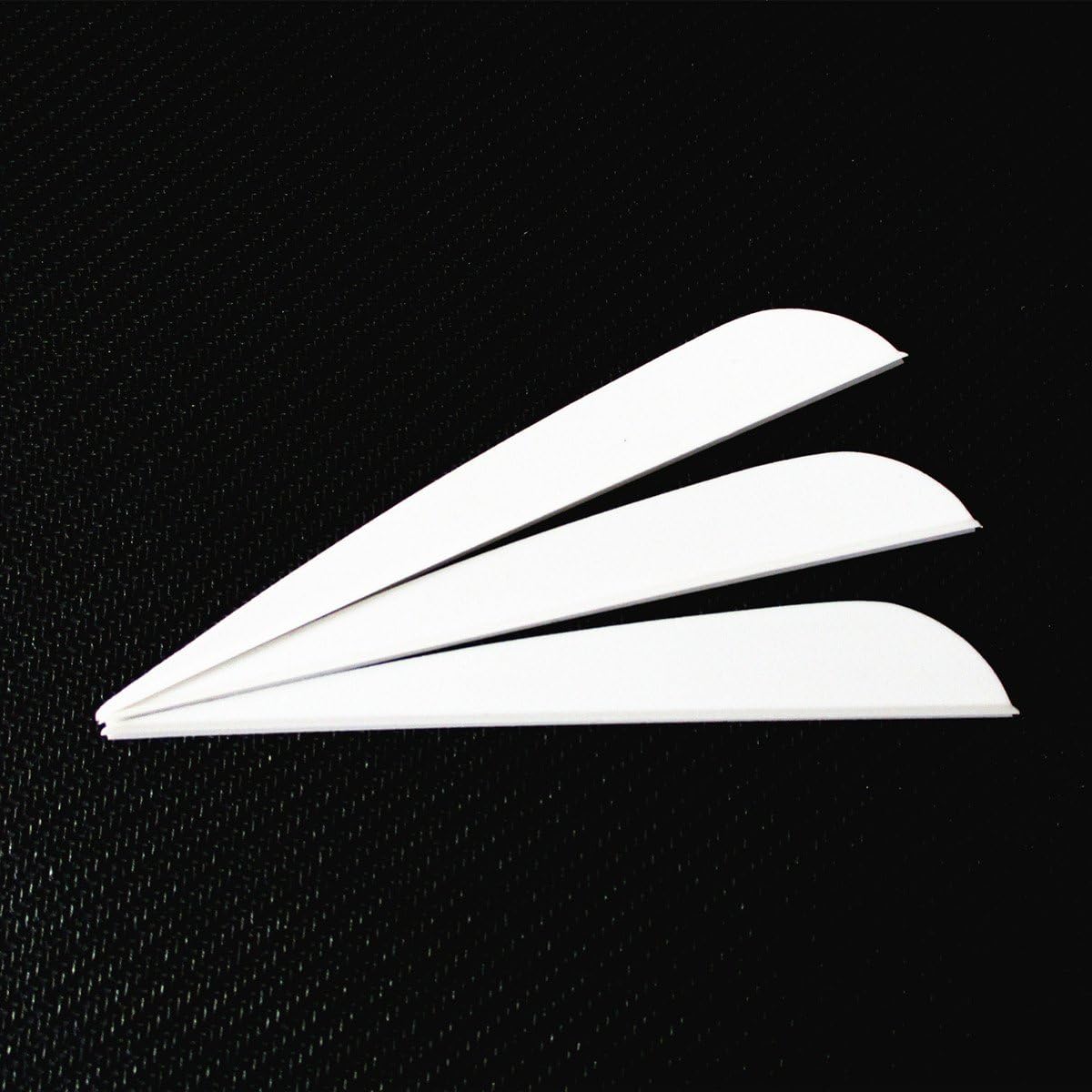 Letszhu 4-Inch Plastic Feather Fletching Vanes for DIY Archery Arrows | 50 Pack