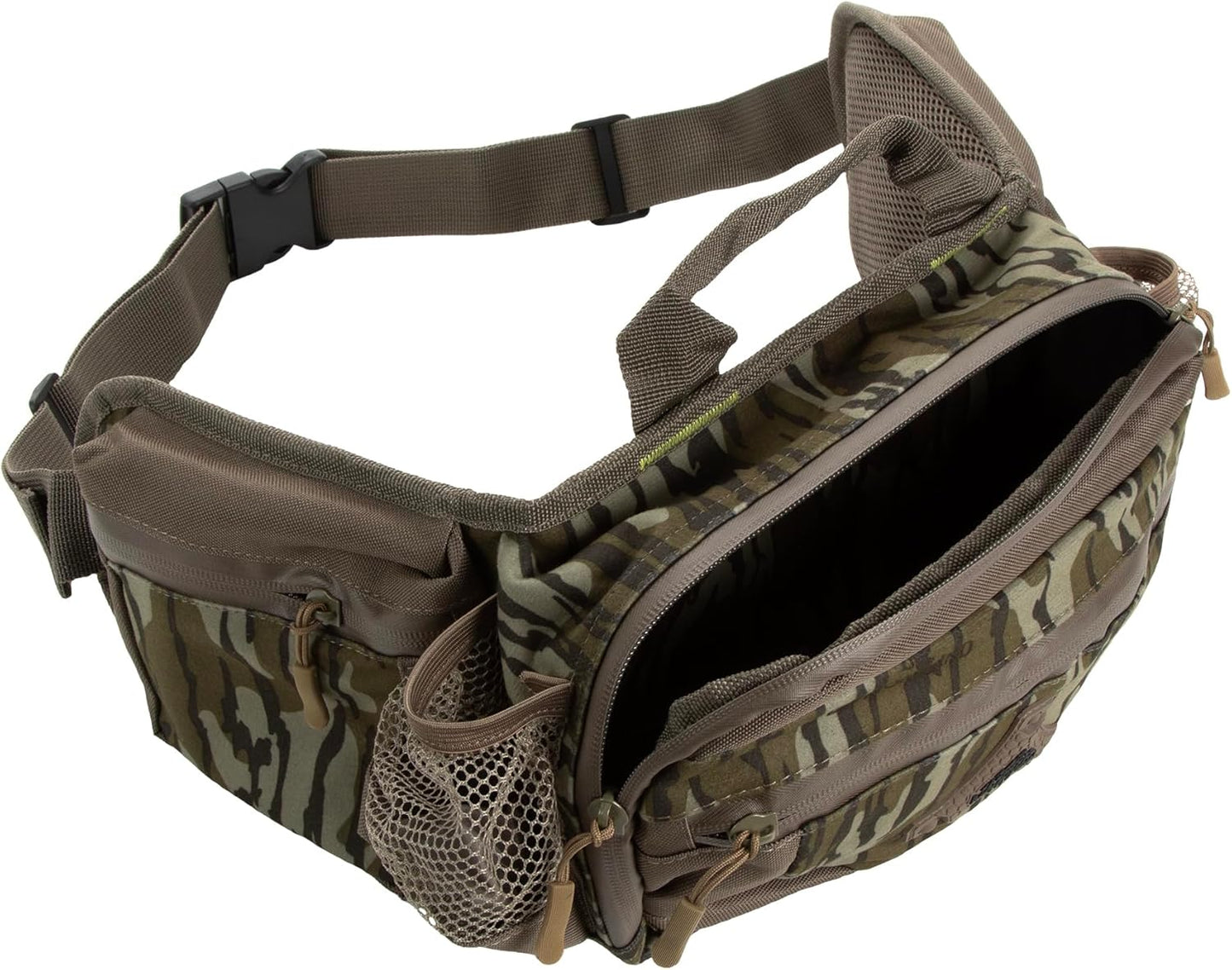 Camouflage Fanny Pack - Lightweight Waterproof Hunting Waist Pack | Mossy Oak Bottomland Design for Outdoor Adventures
