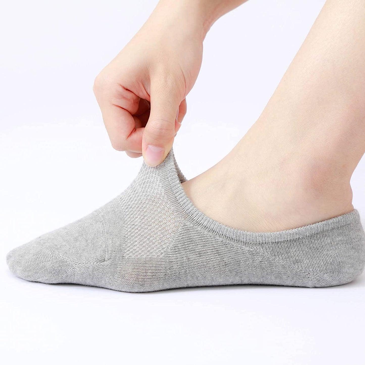 IDEGG No Show Socks Women & Men Low Cut Ankle Short Anti-slid Athletic Running Casual Invisible Liner Socks