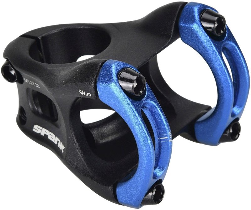 Spank Split Stem - 48Mm Blue