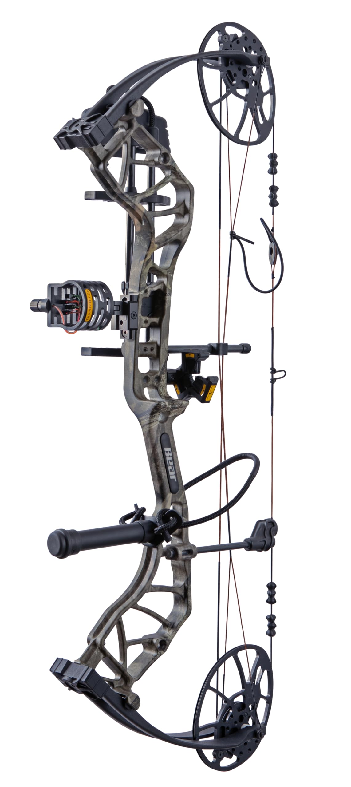 Bear Legit Maxx Ready to Hunt Compound Archery Bow, 70lb. Draw Weight, Right Hand, Mossy Oak Roots/Black