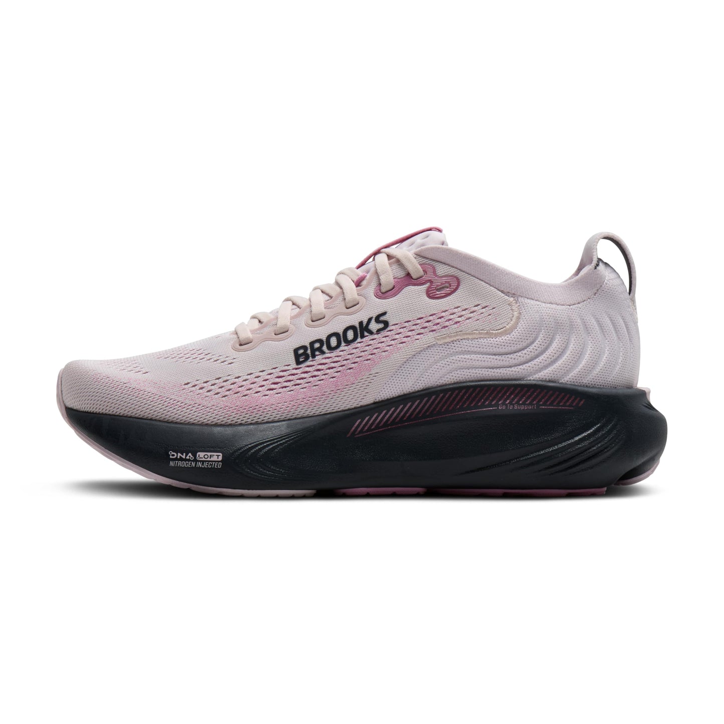 Brooks Women’s Adrenaline GTS 25 Supportive Running & Walking Shoe - Mauve/Ebony/Pink - 13 Medium