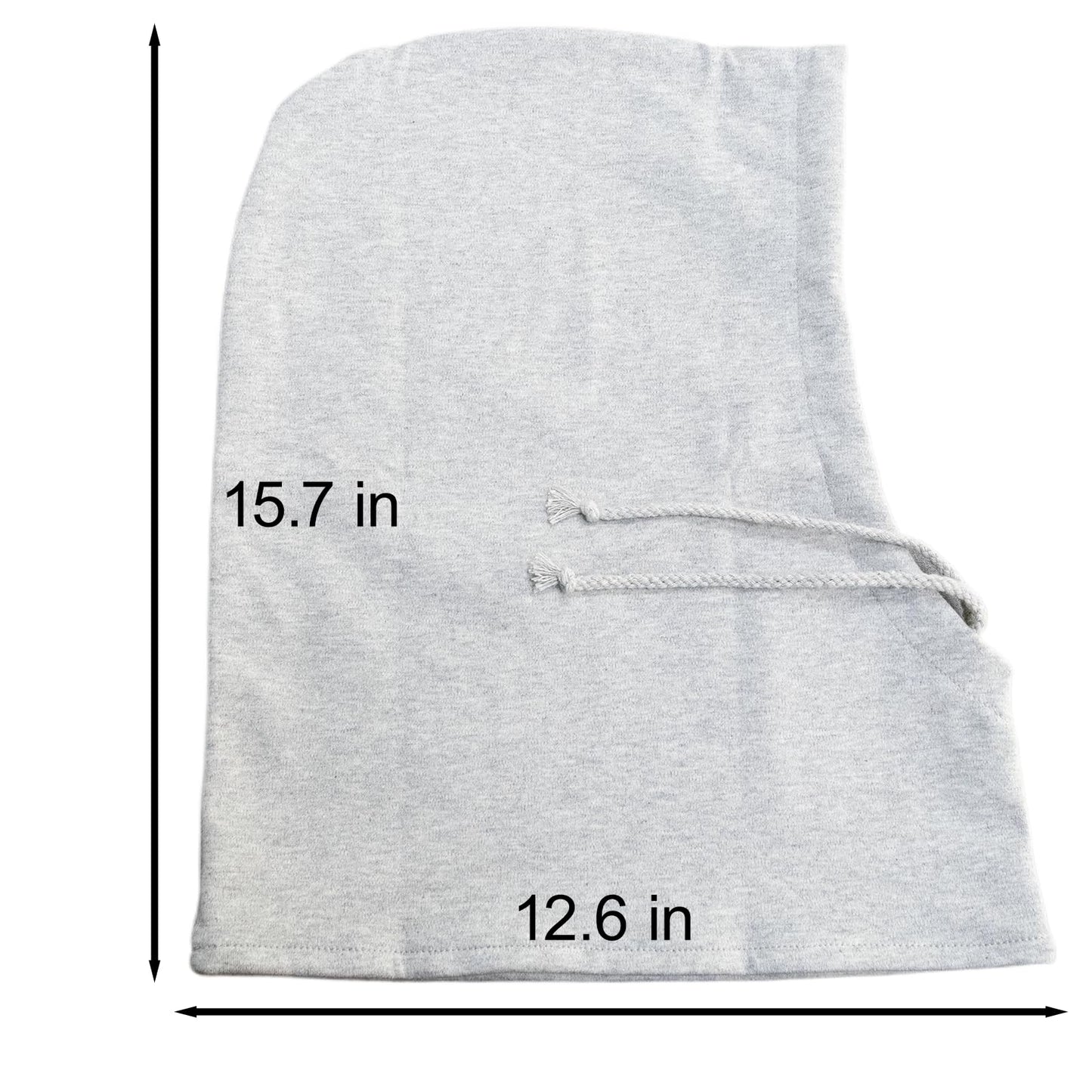 NIULAFR Faraday Protection Hat, RF Shielding Hat for WiFi Protection, Covering Neck, Head, Gray