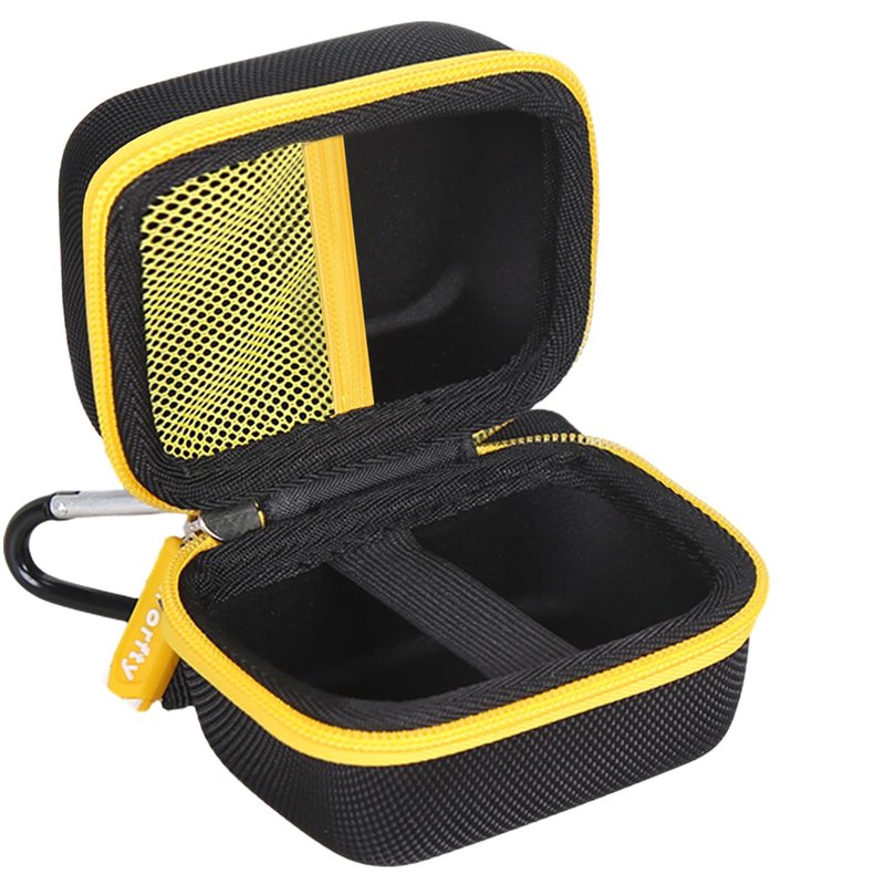 Worfty for Fanttik X10 Ace Mini Bike Pump Hard Case, Air Pump Organizer for Air Tube and Adaptor (Case Only) (Black)