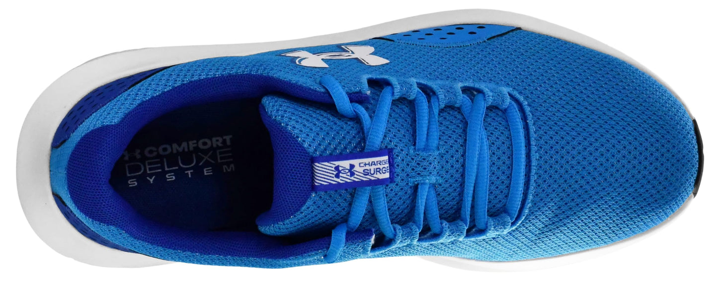 Under Armour Men's Charged Surge 4, (428) Electric Blue/Royal/White, 11, US