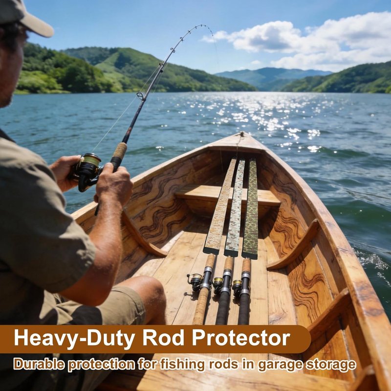 Fishing Rod Sleeves - Neoprene UV & Puncture Resistant Covers | Fits Casting, Spinning & Trolling Rods