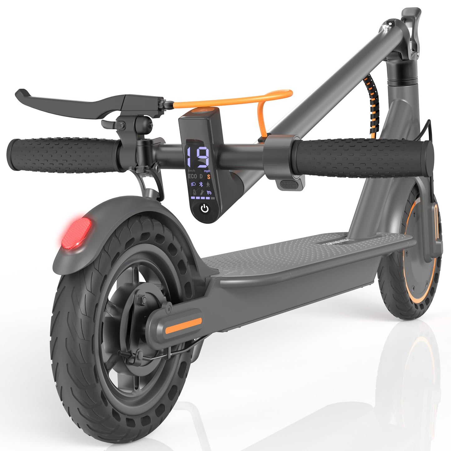 Aovowheel Electric Scooter for Adults, Folding E Scooter with 250W-500W Motor 16-24 Mph Top Speed, Max 15-60Miles Long Range,6.5''/8.5''/10''/14'' Solid Tires Commuting Scooters, Dual Brakes