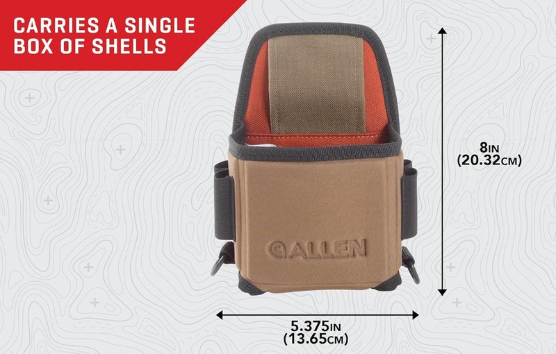 Shotgun Shell Pouch - Soft Canvas Holder for Clay, Trap & Skeet Shooting | Lightweight Hunting Gear