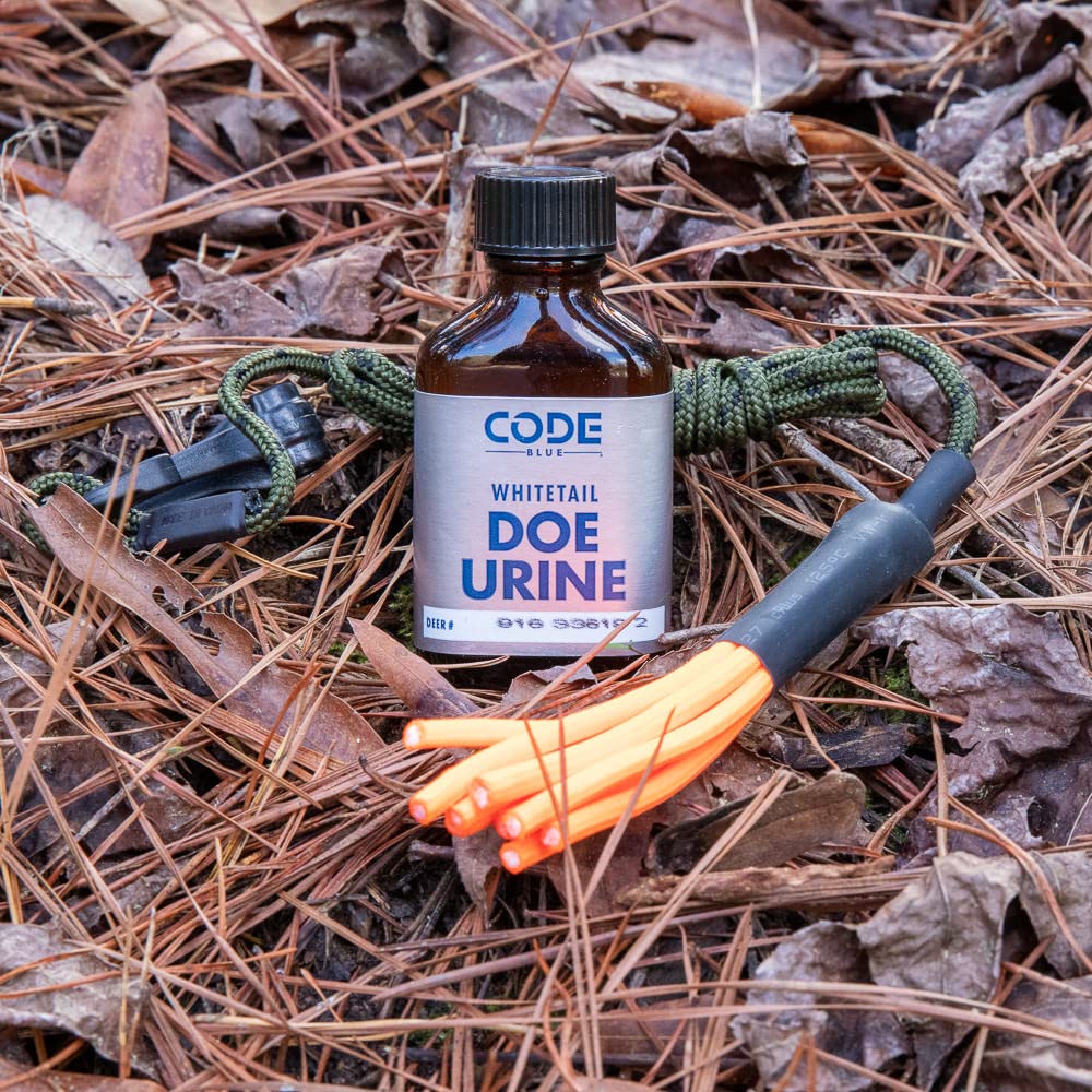 Code Blue Scent Drag with Doe Urine (1-Ounce), Choose Scent