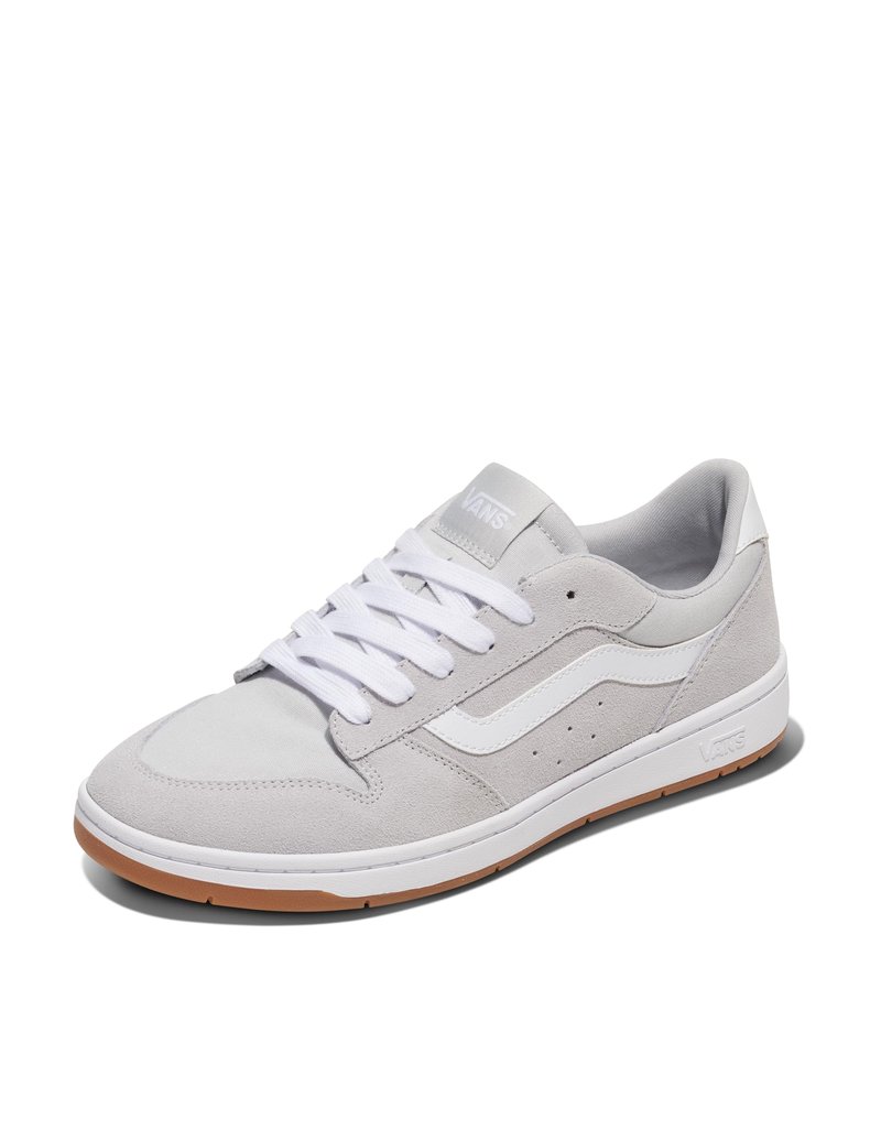 Vans Men's Ryland LS Shoe | Retro Court Sneakers with Tennis Inspired Fashion Details, Lunar Rock, 8.5