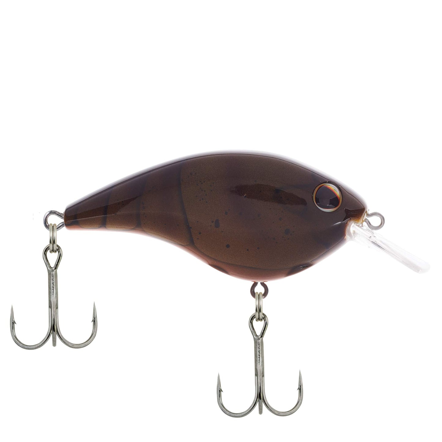 Berkley Frittside Fishing Lure, Brown Craw, 5 Biggun’ (3/7 oz), 2 4/5in 7cm Crankbaits, Classic Flat Side Profile Mimics Variety of Species and Creates Flash, Equipped with Sharp Fusion19 Hook