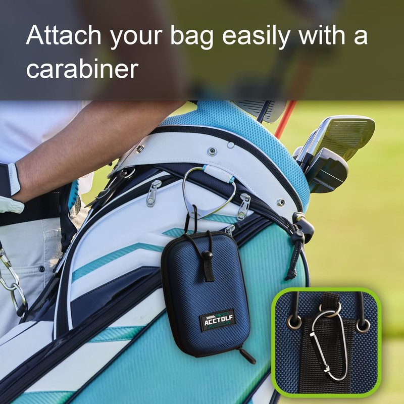ACCTOLF Golf Rangefinder Hard Shell Case Carrying Bag Compatible with Bushnell V2 V3 V4 V5 Pro X2 Pro XE Or Others Golf Laser Rangefinder