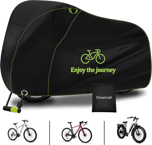 Waterproof Bike Cover - Outdoor Protection for 1 Bike | UV, Rain, Dust & Wind Proof with Lock Hole