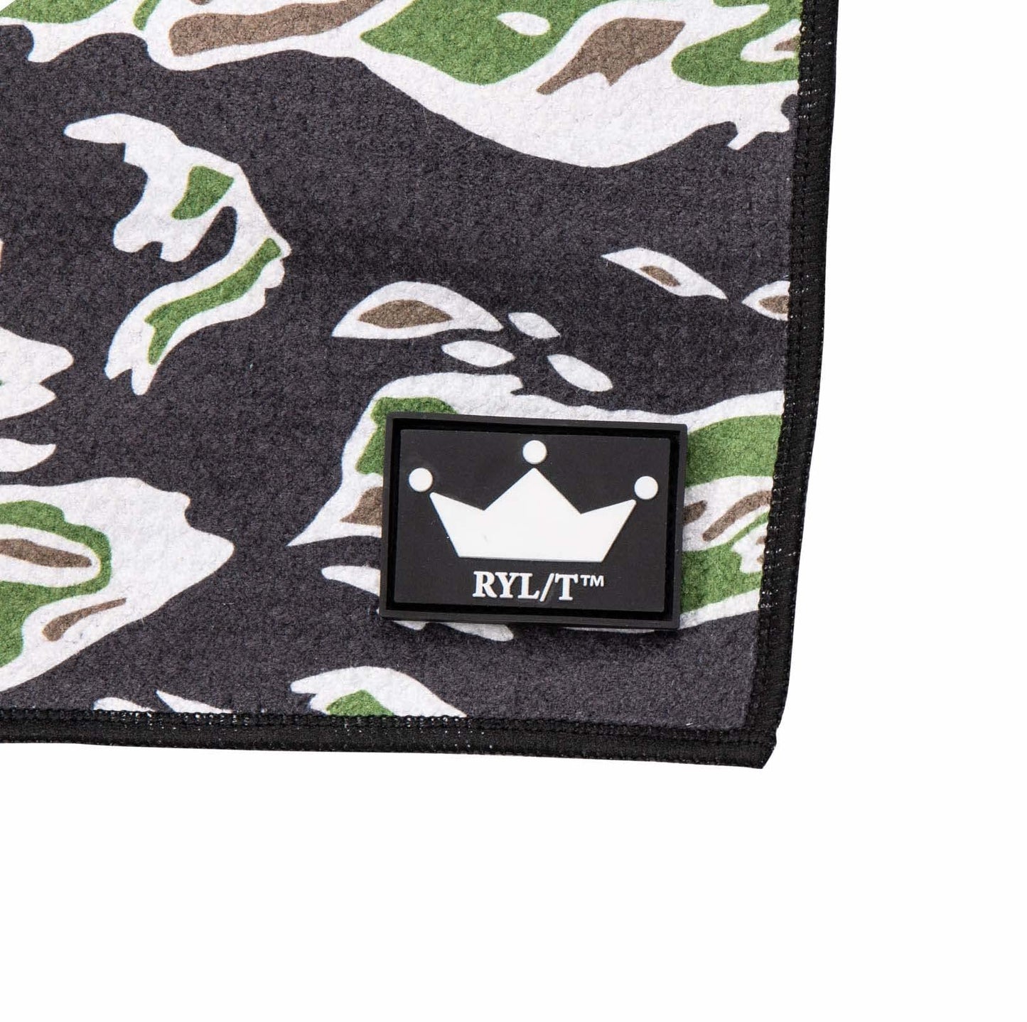RYL/T Magnetic Golf Towel with Center Cut and Loop Attachment, Strong Magnet Attaches to Anything Metallic, Perfect Golf Bag or Cart Accessory