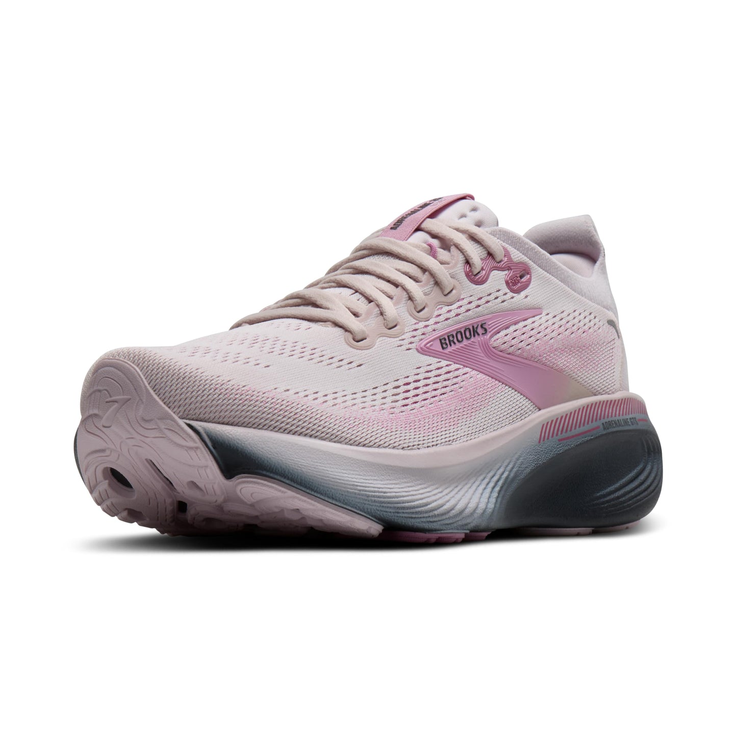 Brooks Women’s Adrenaline GTS 25 Supportive Running & Walking Shoe - Mauve/Ebony/Pink - 9 Medium