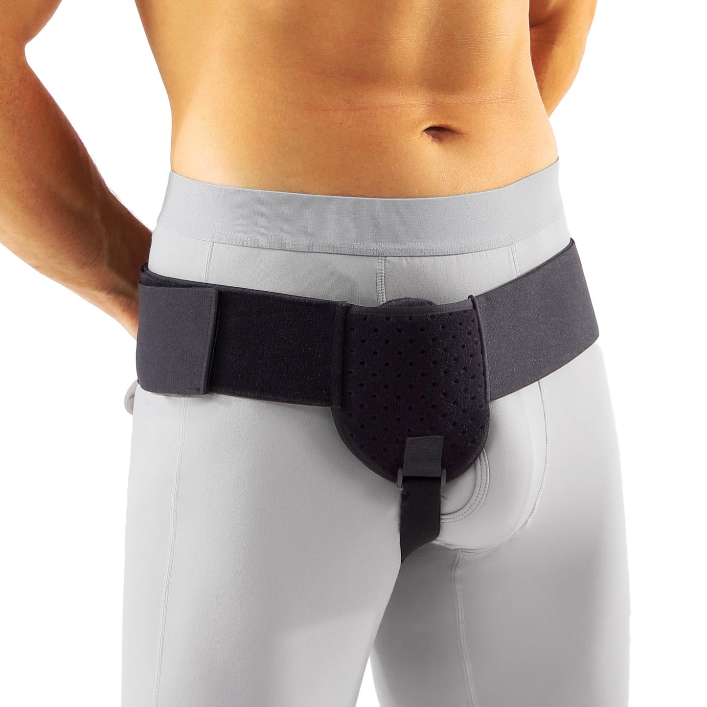 PAZ WEAN Inguinal Hernia Belt for Men & Women – Adjustable Support Truss for Groin Hernia Pain Relief, Bulge Control, Left or Right Inguinal Hernia with Pad Pocket