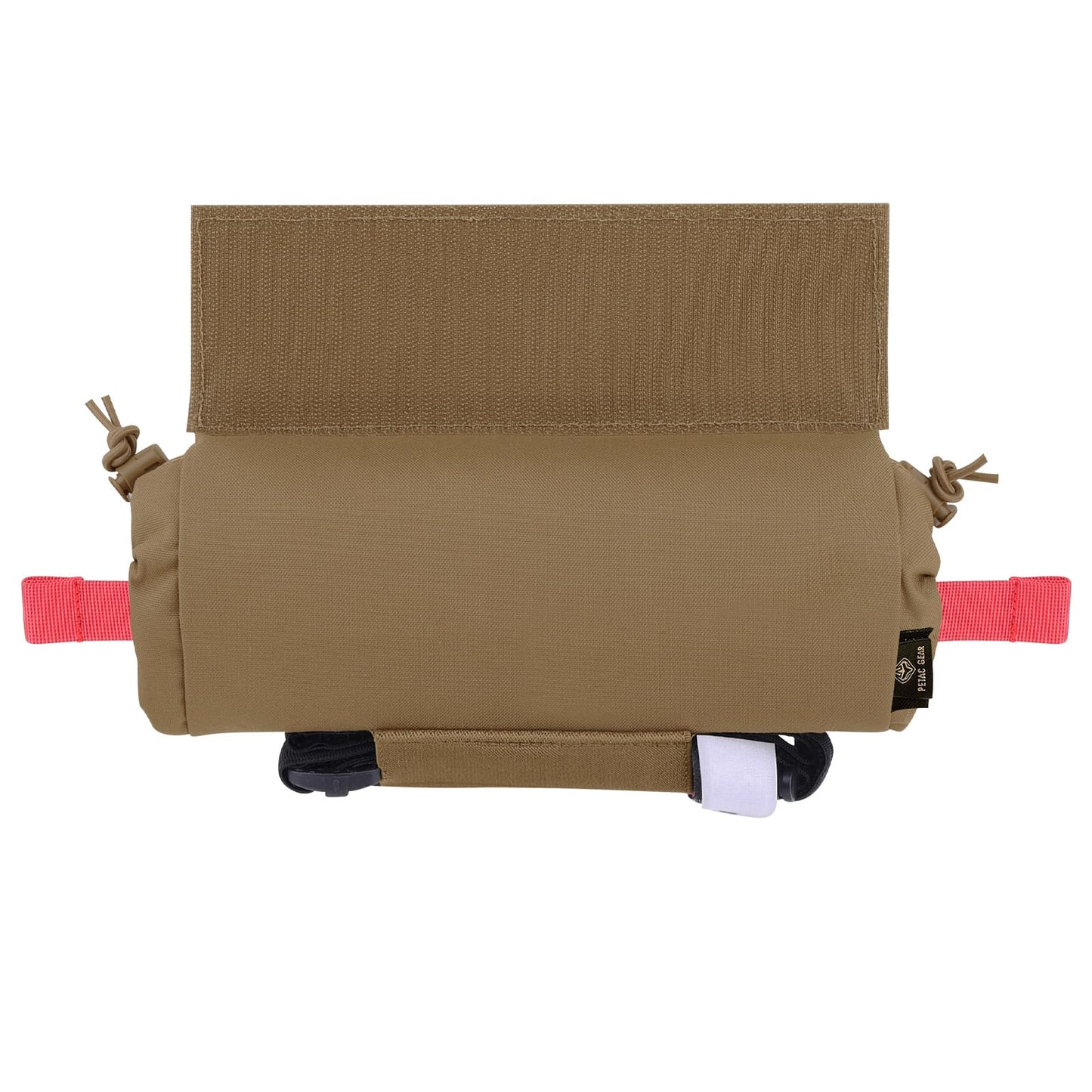 PETAC GEAR Tactical First Aid Drop Dump Pouch, Micro Medical Trauma Roll Up Drop Pouch EMT IFAK Sub Abdominal Carrying Bag with Hook-N-Loop (CB)