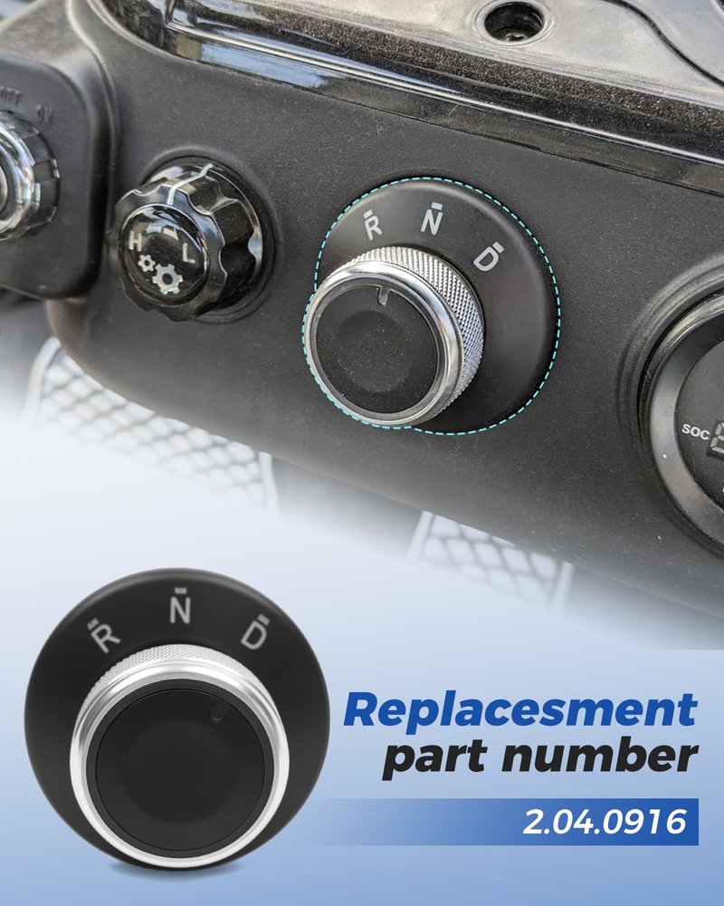 Golf Cart Direction Shifting Switch Assembly Forward Reverse Fit for Evolution D2 D5 Classic 2/4 6/8 Forester 4/6 Turfman 200 800 1000, Fit for Ranger Maverick 2+2 4, Replace 2.04.0916
