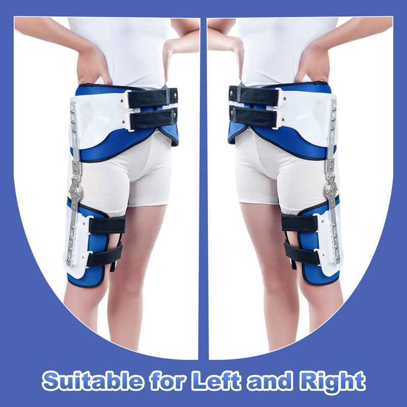 JorWystia Hip Abduction Brace, Post Op Joint Protection Stabilizer, Universal Size, Medical Support for Hip Replacements, Sciatica Pain Relief