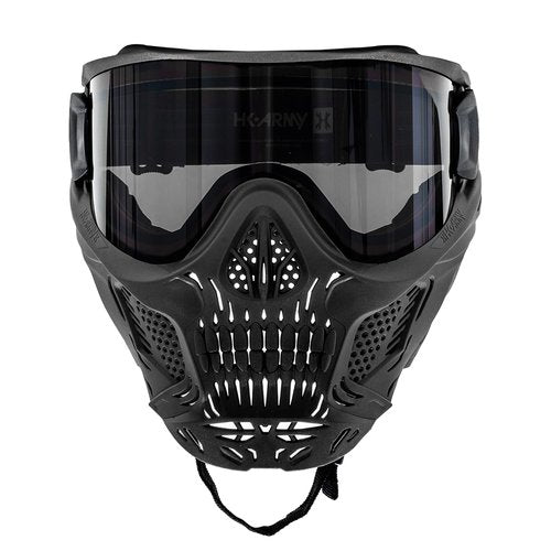 HK Army HSTL Skull Paintball Goggle/Airsoft Mask (Black, Smoke)
