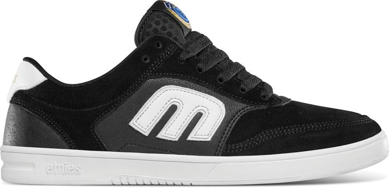 Etnies The Aurelien – Contemporary Athletic Skate Look, Reinforced Build, Michelin Outsole 3 x More Durable - Black/White - 10