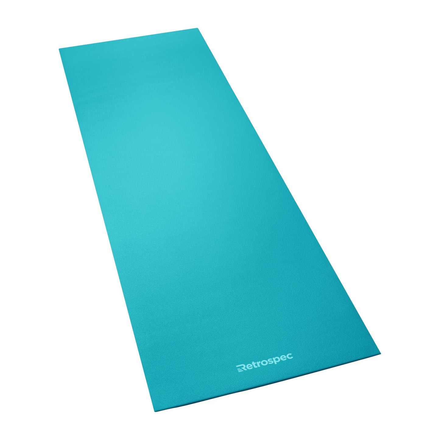 Retrospec Pismo Yoga Mat w/Nylon Strap for Men & Women - Non Slip Excercise Mat for Yoga, Pilates, Stretching, Floor & Fitness Workouts,Turquoise