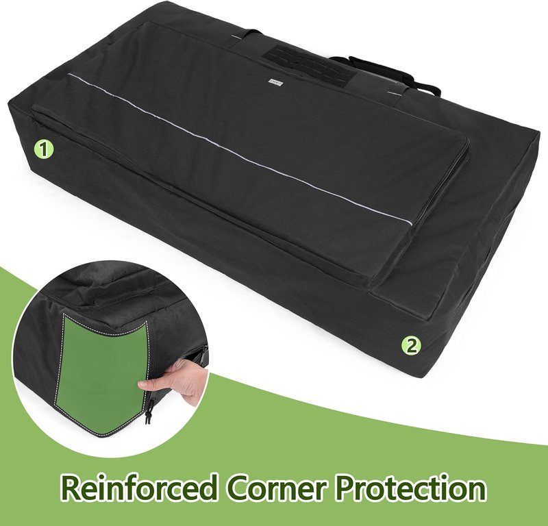 Regulation Size Cornhole Carrying Case - Durable Bag with Padded Shoulder Strap & Front Sandbag Pockets | Fits Standard Boards