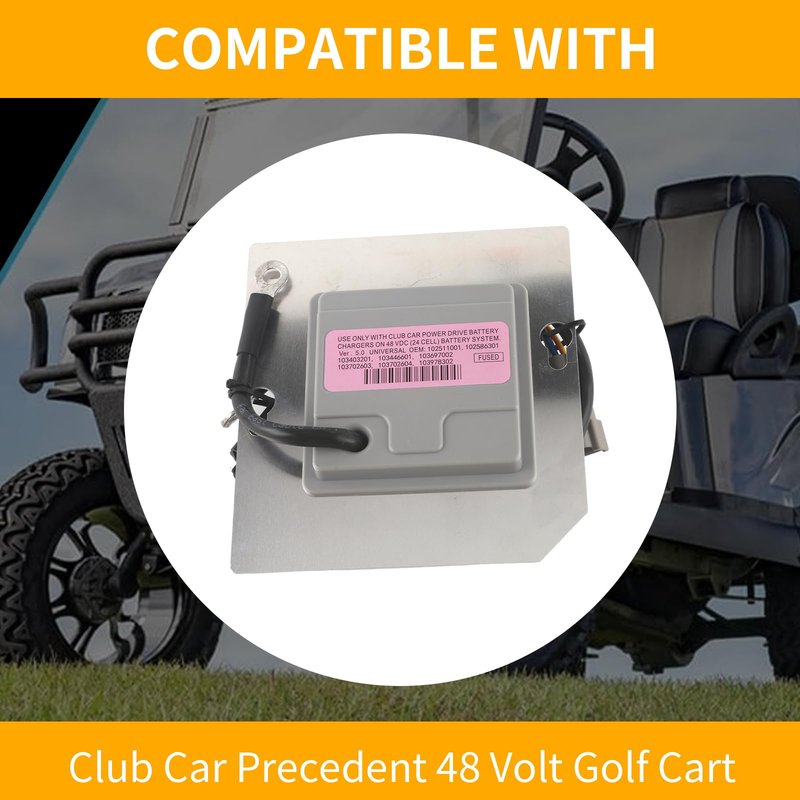 HLBTK 102511001 Golf Cart on Board Computer 48V Compatible with Club Car Precedent 2004-2015 Replace# 103403201 102586301