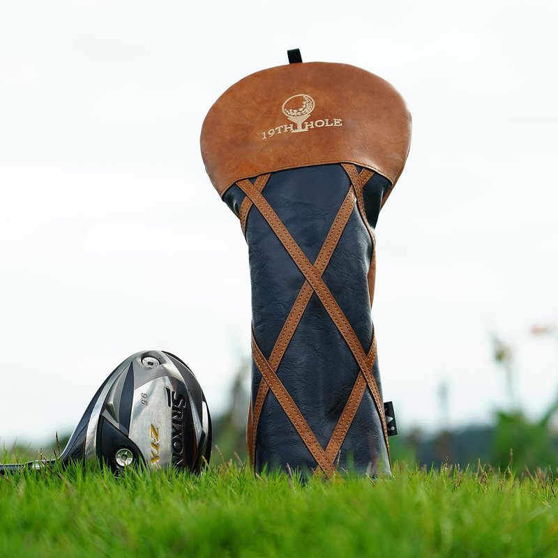 Craftsman Golf Brown Driver Headcover Golf Club Head Cover for Driver Wood 19th Hole After Party Design
