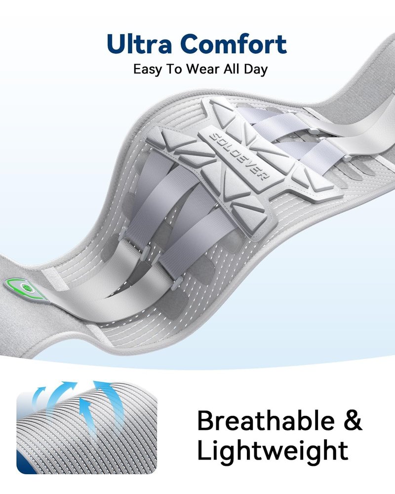 Back Brace for Women - Medical-Grade Lower Back Pain Relief | Adjustable Support for Herniated Disc, Sciatica, Arthritis, Scoliosis