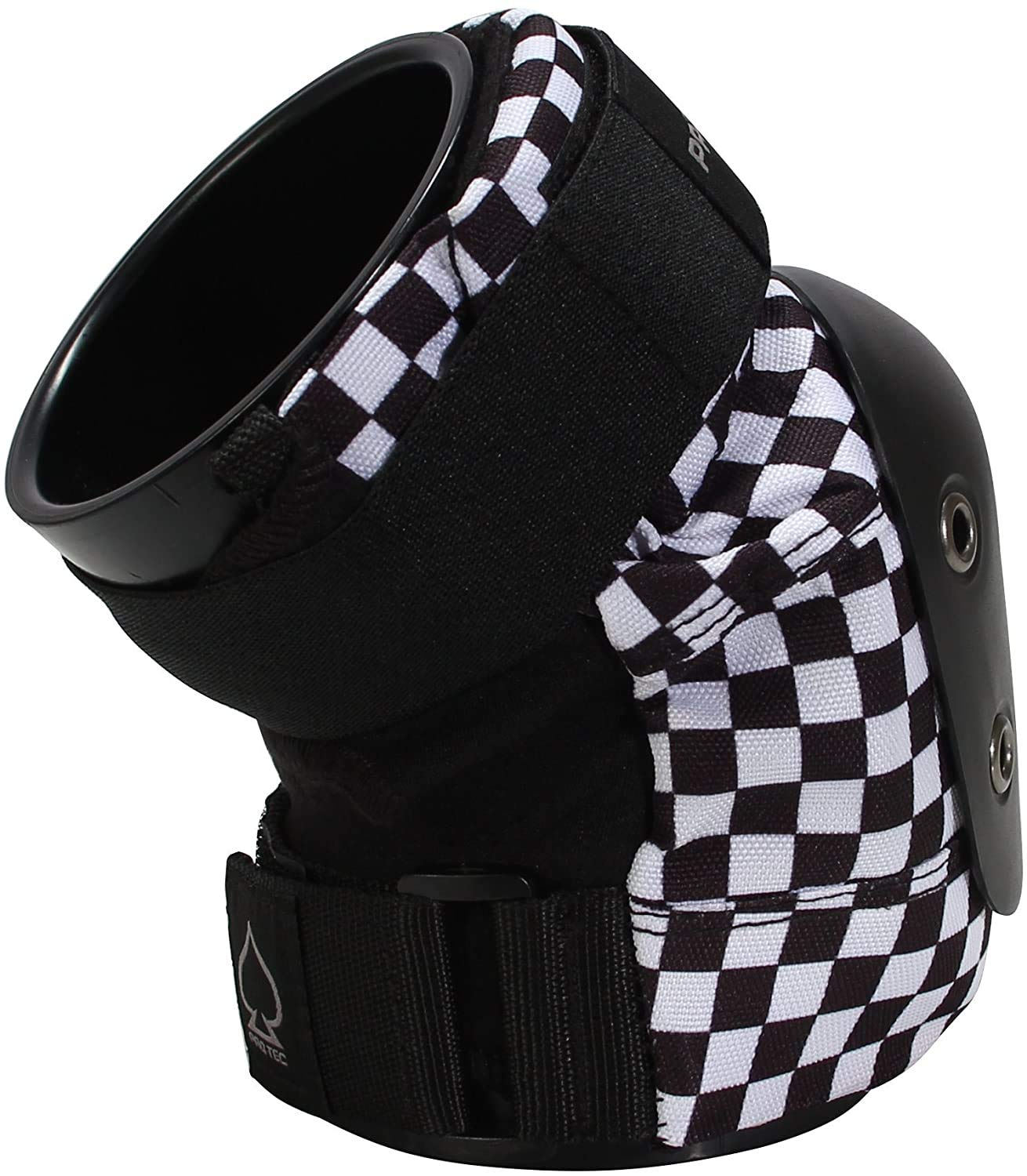 Pro-Tec Black Checker Elbow Pads L