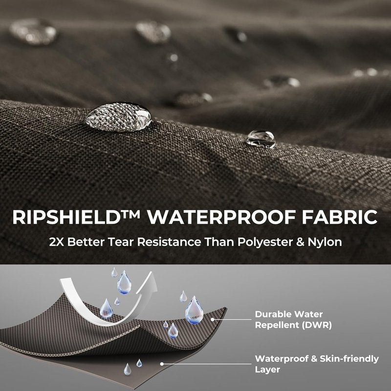 Calamus WaveWalker Waist Waders for Men - 100% Waterproof RipShield Fabric, Slip-Resistant Boots | Comfortable Moisture-Wicking Insoles