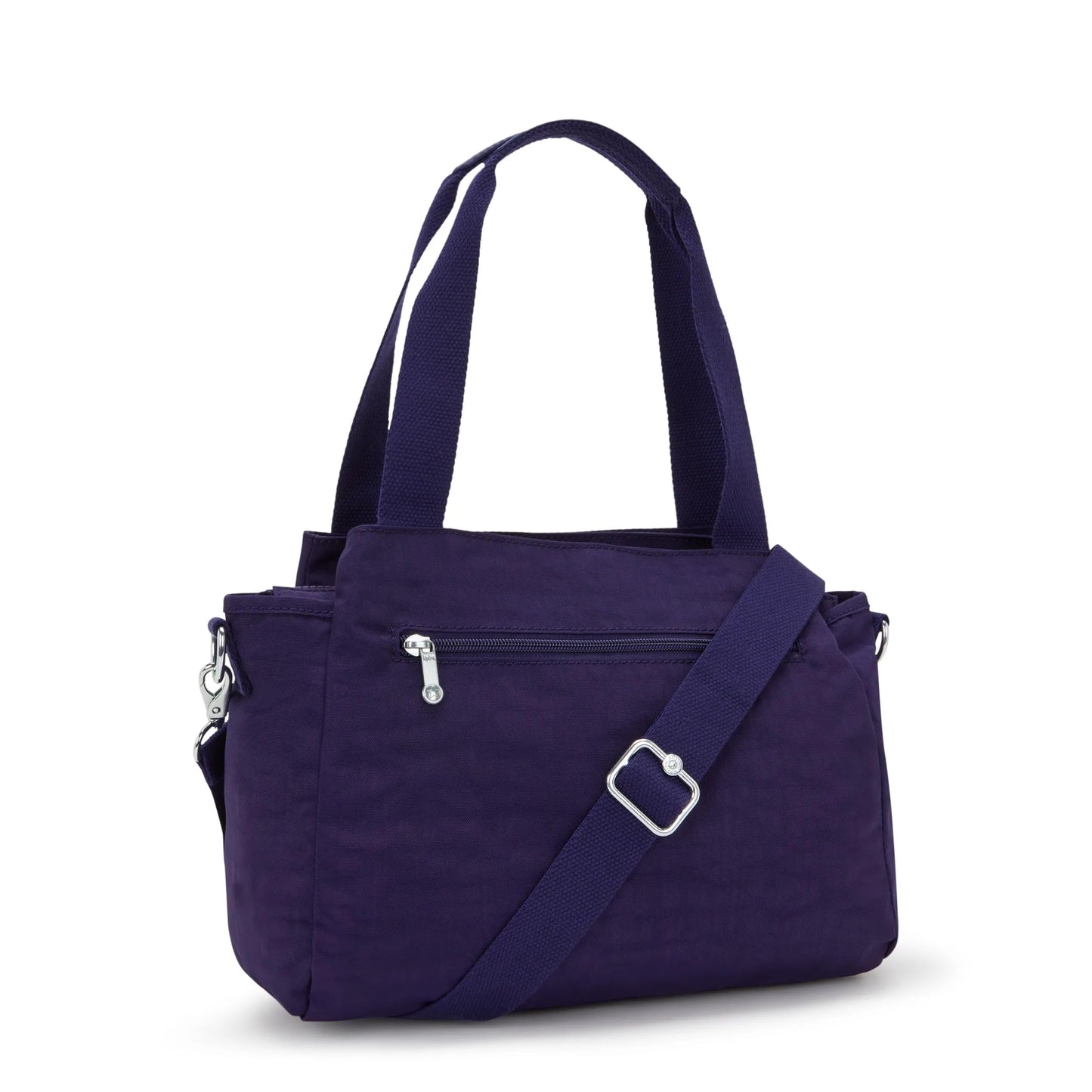 Kipling Women's Elysia Crossbody Bag, Lightweight, Multi-Compartment Magnetic Snap Pockets, Shoulder Bag – Moonlit Blue