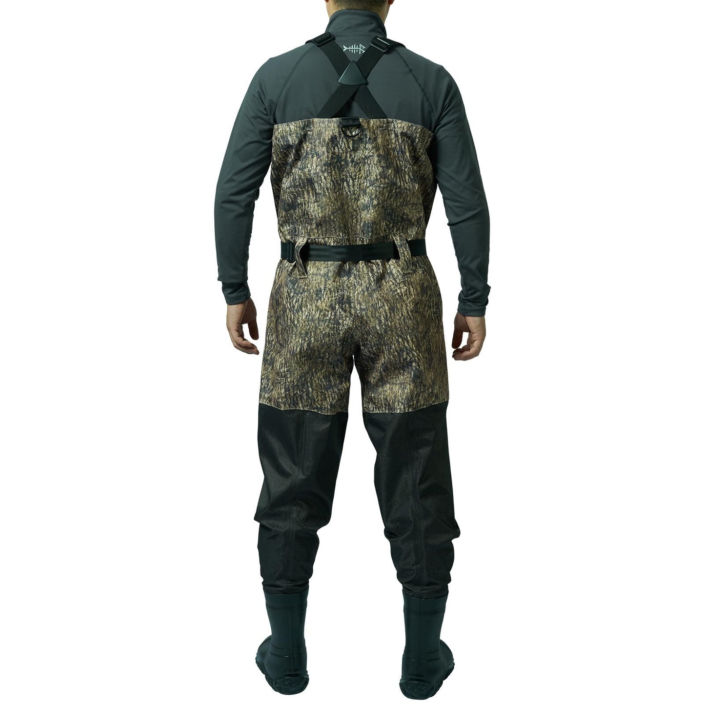 BASSDASH Camo Breathable Boot Foot Hunting Waders Ripstop Lightweight Chest Wader for Fishing ATV