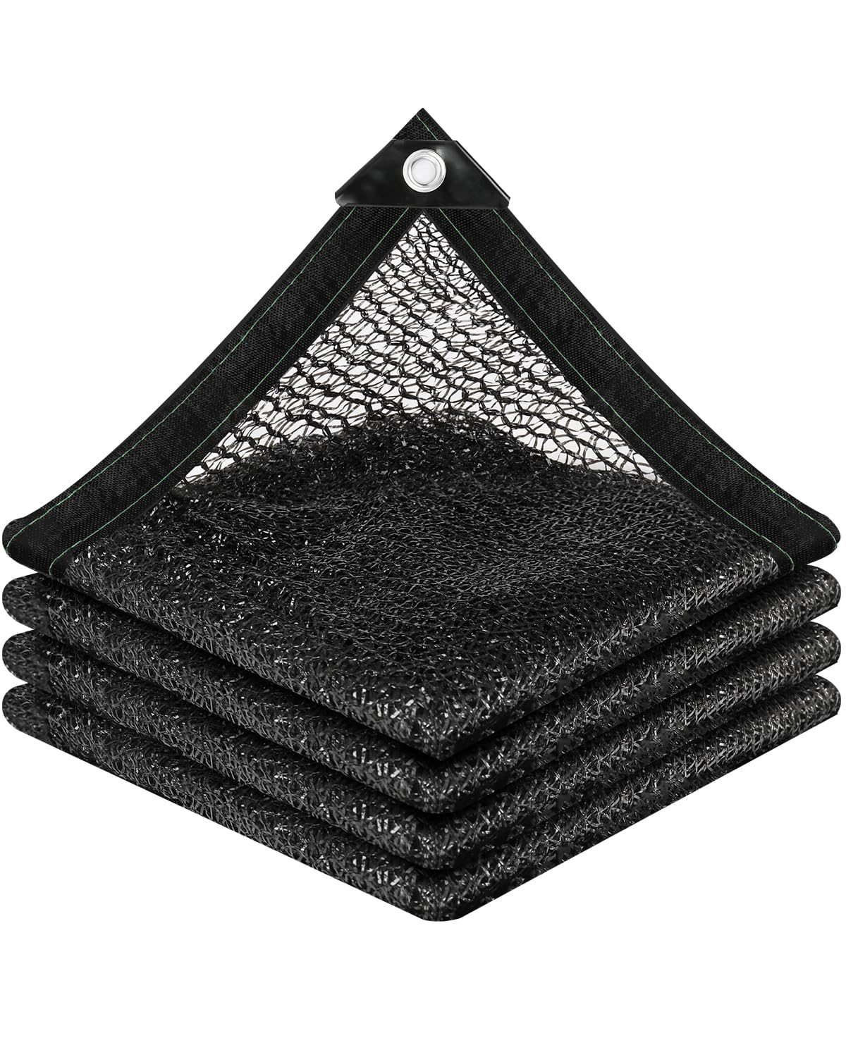 vensovo 30% Sunblock Shade Cloth Net Black Resistant - 8x20 Ft Garden Shade Mesh for Plant Cover, Greenhouse, Chicken Coop, Kennels, Tomatoes Plants
