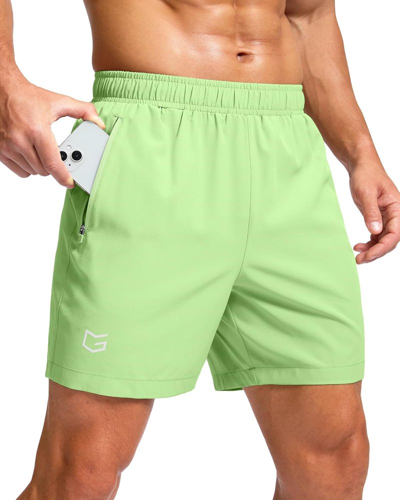 Men's Athletic Running Shorts - Quick Dry with Zipper Pockets | 7"/5"/9" Sizes for Gym, Basketball & Hiking
