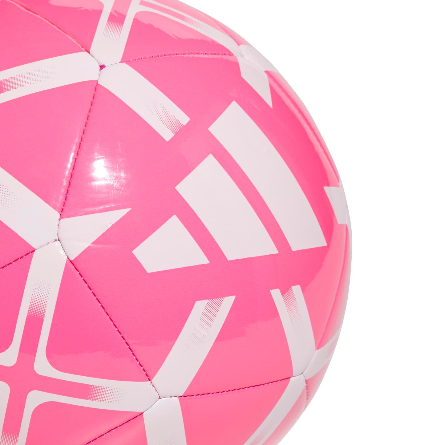 Adidas Unisex Starlancer Club Soocer Ball, Solar Pink/White, 4