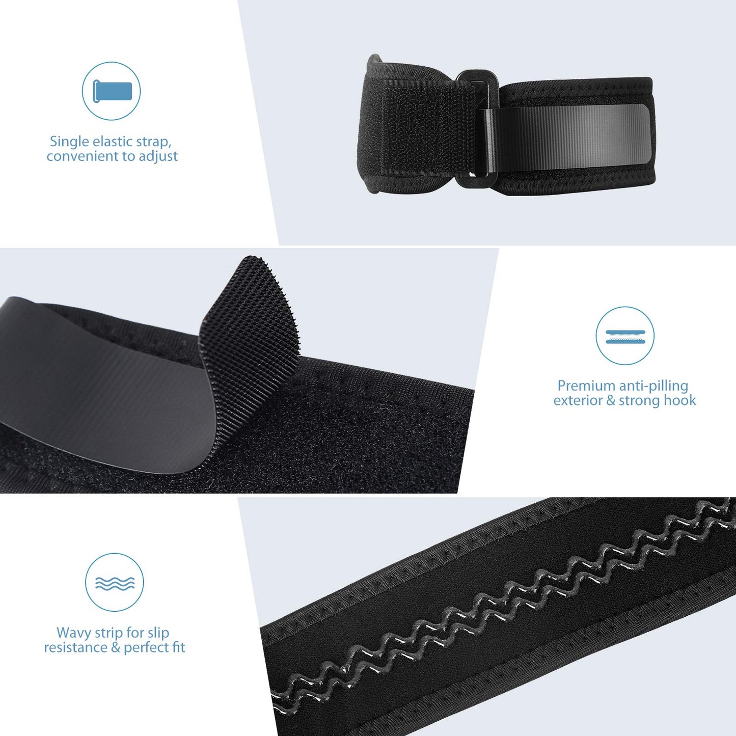 AGPTEK Elbow Brace for Tennis Golfers Elbow, Elbow Strap for Men & Women