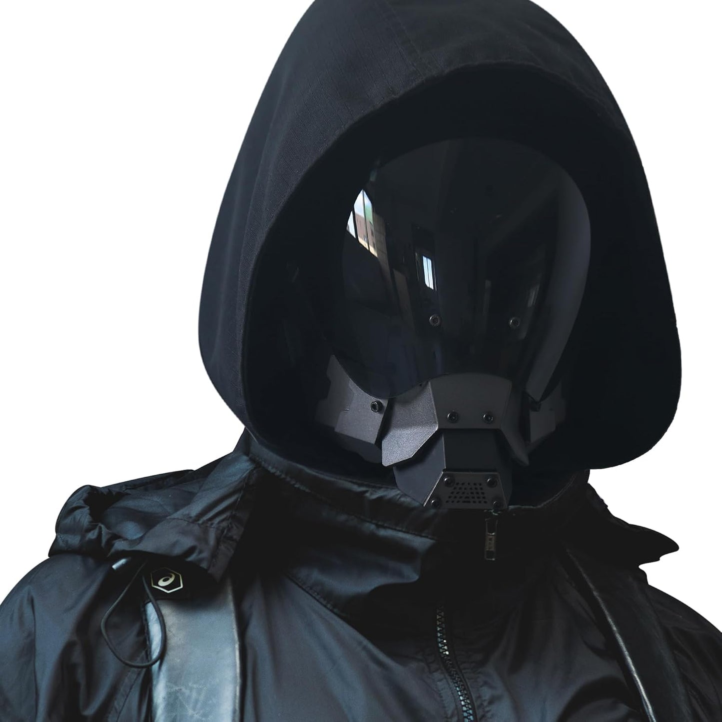 Tactical Full Face Airsoft Paintball Mask - Cyberpunk Balaclava for Halloween Cosplay & Movie Props