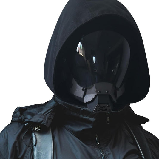 Tactical Full Face Airsoft Paintball Mask - Cyberpunk Balaclava for Halloween Cosplay & Movie Props