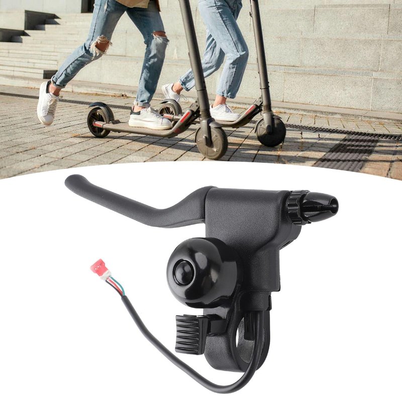 POENVFPO Electric Scooter Brake Grip, Anti Slip Nylon Handle Scooter Brake Lever for Durable DIY Replacement for Enthusiasts and Daily Commute Maintenance