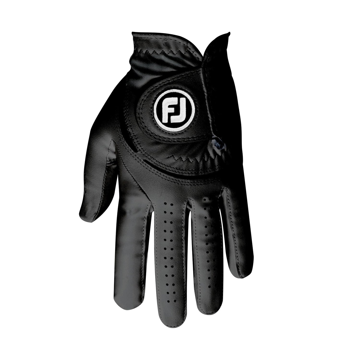 FootJoy Men's WeatherSof Golf Glove, Black, Large, Worn on Left Hand
