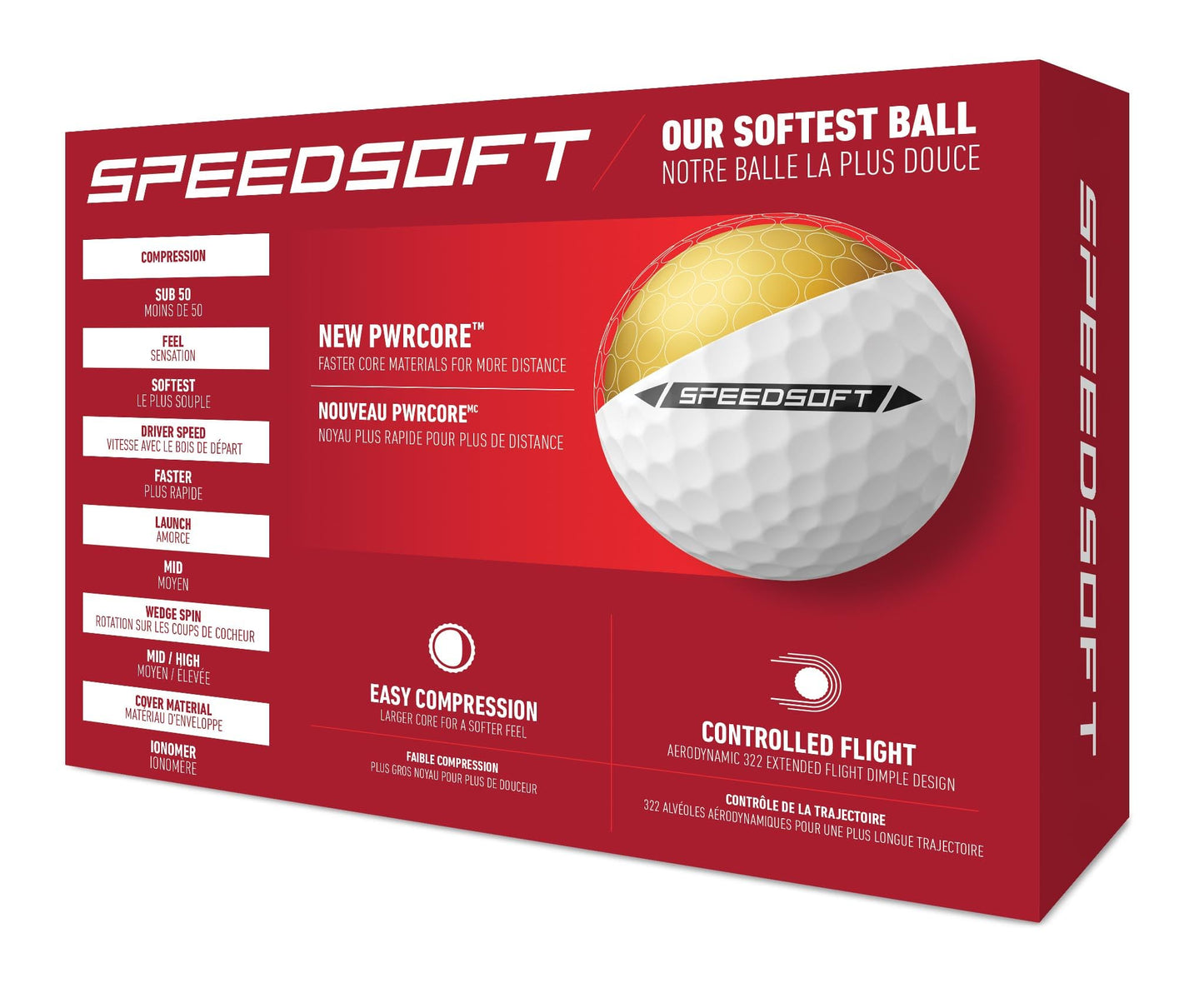 TaylorMade Golf SPEEDSOFT Golf Balls ONE Dozen